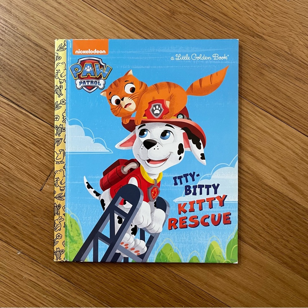 [3 for $15] PAW PATROL Itty Bitty Kitty Rescue Little Golden Book (Hardcover)